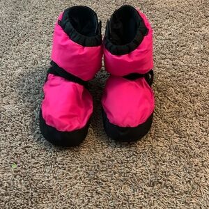 BLOCH pink dance booties! Size L